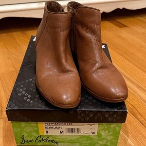 Sam Edelman Saddle Leather Ankle Boots